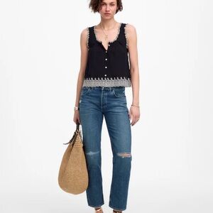Madewell The Dean Easy Straight Jeans
